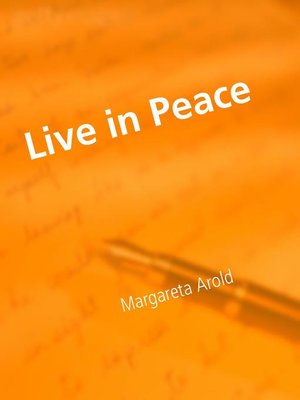 cover image of Live in Peace
